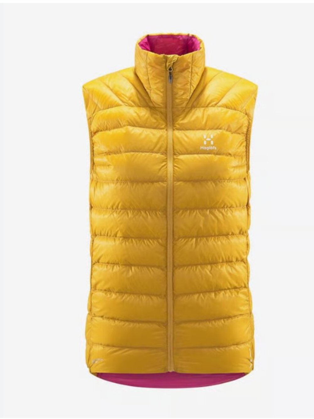 Haglofs L.I.M. Yellow Down Vest Size L